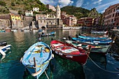 Italien, Ligurien, Nationalpark Cinque Terre, UNESCO-Weltkulturerbe, Vernazza
