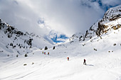 Ski tour go to Pflerschtal, South Tyrol, Italy