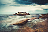 Long Exposures at blowhole in Bicheno, Tasmania