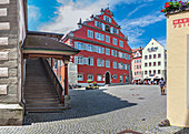 Old town hall on Landau island in Lindau, Bavaria, Germany