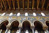 Der Dom von Monreale, in der Nähe von Palermo, Sizilien, Italien