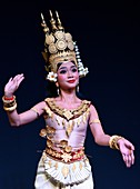 Traditional Cambodian dancer,Phnom Penh,Cambodia,South East Asia.