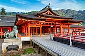 Miyajima, Itsukushima, Japan, Itsukushima-Schrein.