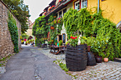 Klosterhof in Rothenburg ob der Tauber, Bayern, Deutschland