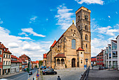 Frauenplatz und Obere Pfarre in Bamberg, Bayern, Deutschland