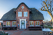 Small tea room in Keitum, Sylt, Schleswig-Holstein, Germany