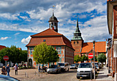 Market square, Boizenburg, Mecklenburg-Western Pomerania, Germany