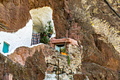 Residential cave in the Guayadeque Gorge, east of Gran Canaria, Spain