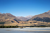 Der kleine Ort Paradise liegt in der Nähe von Glenorchy in Otago, Neuseeland