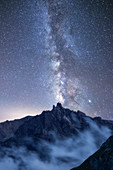 Milky Way at Colle dell'Agnello,Pontechianale,Piedmont, Italy