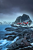 Hamnøy village, Svolvear district, Lofoten Islands, Nordland, Norway