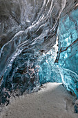 Ice cave of Breidamerkurjokull, Austurland, Iceland, Northern Europe