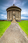View of the Mussenden temple. Castlerock, County Antrim, Ulster region, Northern Ireland, United Kingdom.