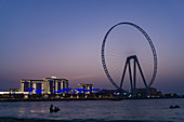 Night scene, the Eye of Dubai, Dubai, UAE