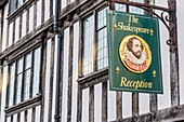 United Kingdom, Warwickshire, Stratford-upon-Avon, Chapel Street facade The Shakespeare Hotel