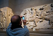 England, London, Bloomsbury, The British Museum, The Parthenon Sculptures also know as The Elgin Marbles