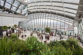 Vereinigtes Königreich, London, The City, Walkie Talkie Tower, im 35. Stock, Sky Garden Bar und Restaurant