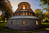 Ruin Heisterbach Monastery in the evening sun, Koenigswinter / Rhine, Germany