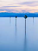 Seamark in the Lake Constance near Friedrichshafen, Germany