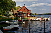 Kongsnaes, Imperial Sailor Station Potsdam, Havel, Jungfernsee, Potsdam, State of Brandenburg, Germany