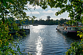Marina am Tiefen See, Potsdam, Land Brandenburg, Deutschland