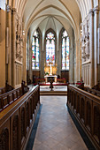 The Schlosskirche in Schwerin is a Protestant church from the 15th century, Mecklenburg-Western Pomerania, Germany