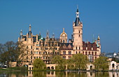 Schwerin Castle in spring, Mecklenburg-Western Pomerania, Germany