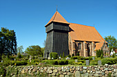 Heilgeistkirche im Ortsteil Abtshagen, vorpommersche Gemeinde Wittenhagen, Mecklenburg-Vorpommern, Deutschland