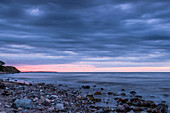 Evening mood on the beach at Weissenhaus, Eitz, Ostholstein, Baltic Sea, Schleswig-Holstein, Germany