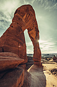 Delicate Arch im Arches Nationalpark, Utah, USA, Nordamerika