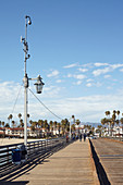 Stearns Wharf in Santa Barbara, California, USA: