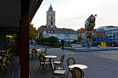 Brunnenplatz, Marienkirche, Frankfurt / Oder, State of Brandenburg, Germany