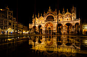 St. Mark's Square, Piazza San Marco with St. Mark's Basilica, Venice, Italy, Europe