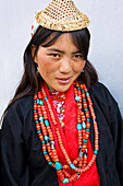 Layaps, young women from Laya village, Bhutan