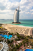 Burj Al Arab Hotel im Stadtteil Jumeirah in Dubai