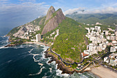 Dois Irmaos mountain, Ipanema, Rio de Janeiro, Brazil