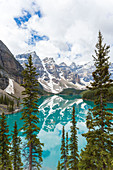 Moraine Lake und das Tal der zehn Gipfel, Banff National Park, Alberta, Kanada