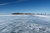 Sankt Lorenz Strom im Winter, Quebec, Kanada