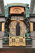 Austria, Vienna, Anker Clock, 