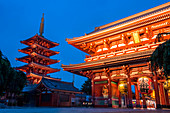Sensoji-Tempel, Asakusa, Tokio, Japan