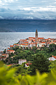 historische Stadt Vrbnik, Insel Krk, Bucht Kvarner, Kroatien