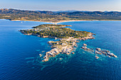 Isola dei Gabbiani (Insel der Möwen) in Porto Pollo, Palau, Olbia-Tempio, Sardinien, Italien