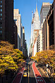 Tudor City und Chrysler Gebäude, Manhattan, New York, USA