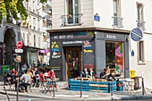Frankreich, Paris, Restaurant Rue des Envierges