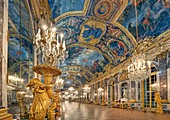 Frankreich, Yvelines, Versailles, Schloss Versailles, das von der UNESCO zum Weltkulturerbe erklärt wurde, der Spiegelsaal