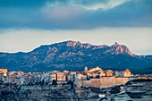France, South Corsica, Bonifacio, the old town or High City perched on cliffs of limestone