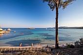 France, South Corsica, Porto-Vecchio, Palombaggia, beach of Tamaricciu