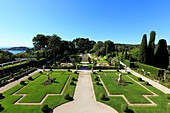 Frankreich, Alpes Maritimes, Saint Jean Cap Ferrat, Villa Ephrussi de Rothschild, der französische Garten