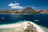 End of the dry season, vegetation on the coast of Flores, Indonesia, Southeast Asia, Asia