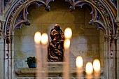 Frankreich, Maine et Loire, Loiretal, von der UNESCO zum Weltkulturerbe erklärt, Saumur, Saint-Peter-Kirche, 12. - 17. Jahrhundert
